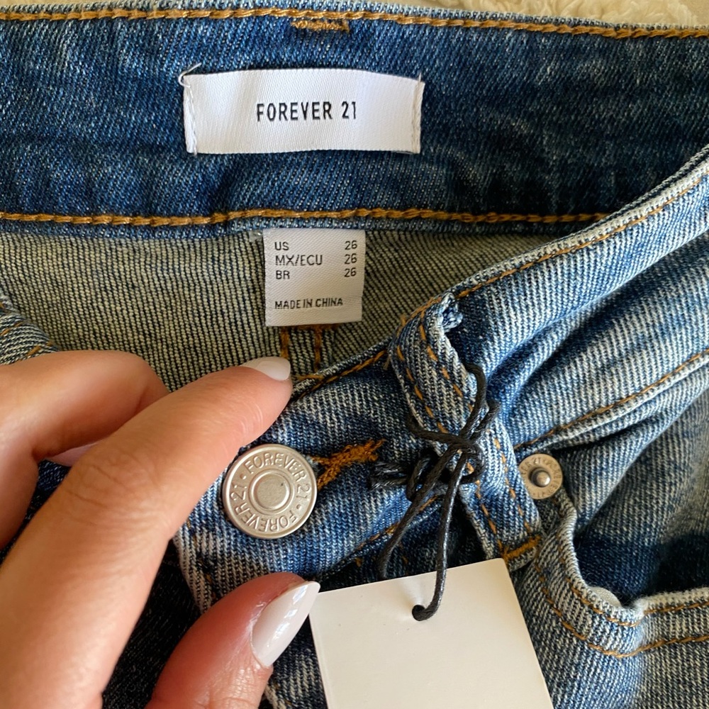 NZ Distressed Flare Ankle Jeans NWT - Picture 5 of 6